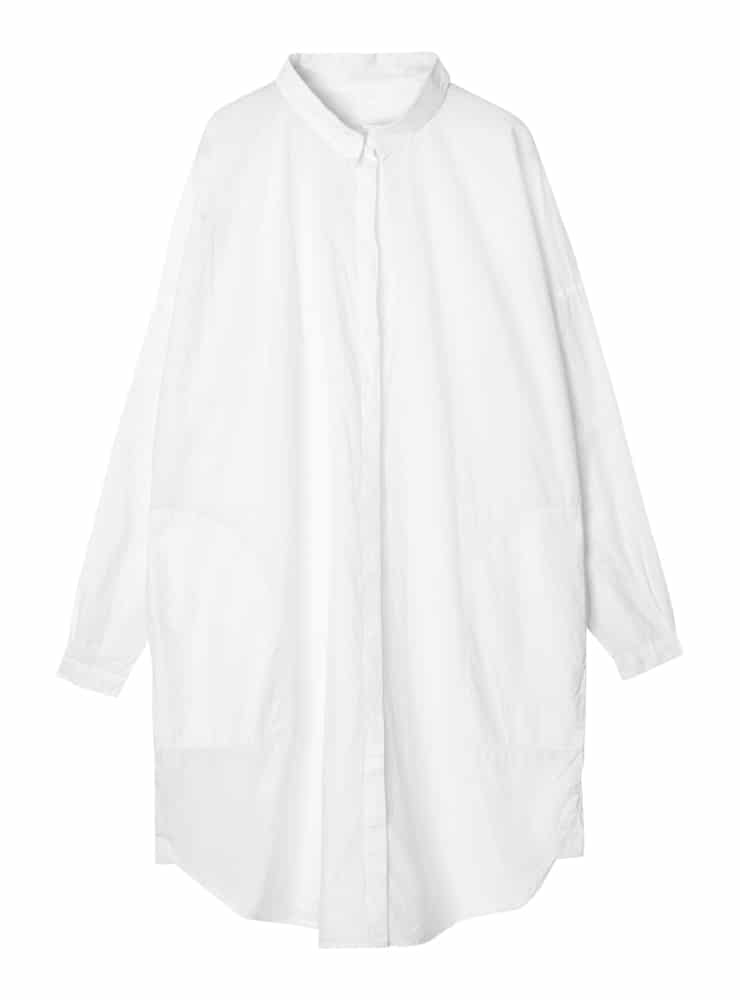 dyd sur dollar Aiayu SHIRT DRESS hvid bomuld - Cristels