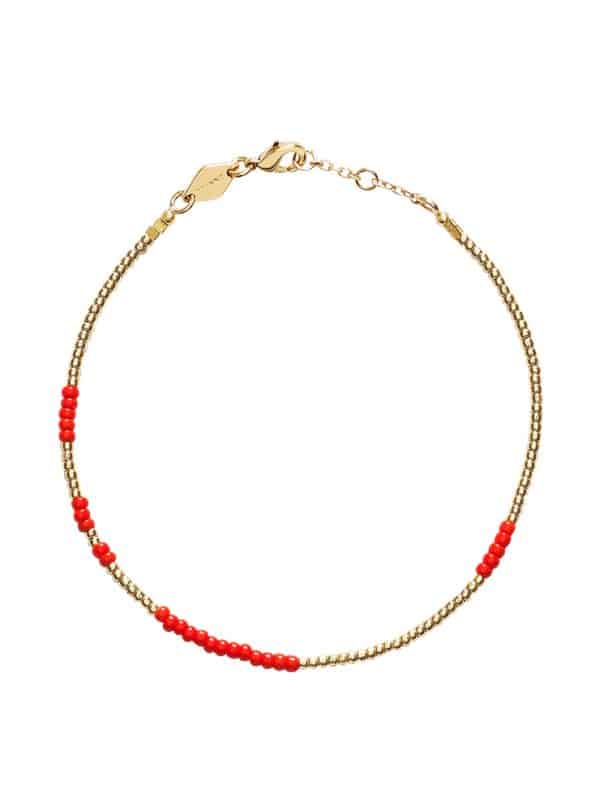 Anni Lu Asym red bracelet gold