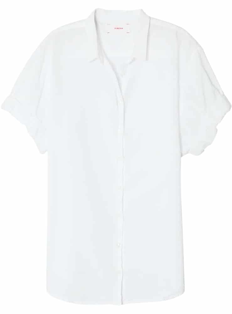 Xirena hvid bomulds Channing skjorte