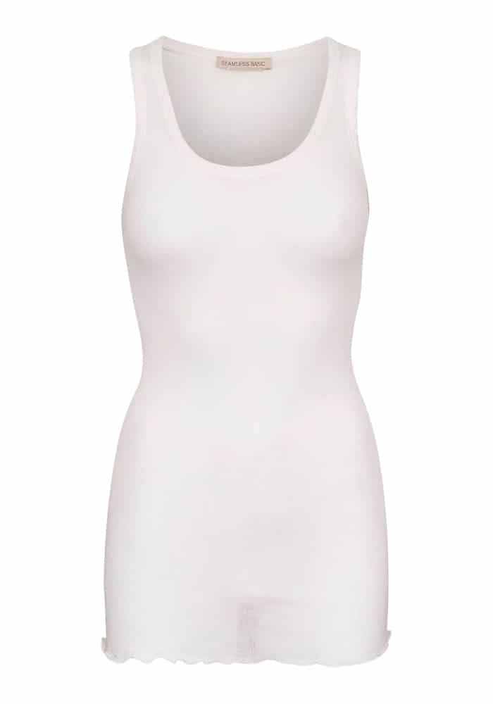 Seamless Basic Bella top Bomuld off-white