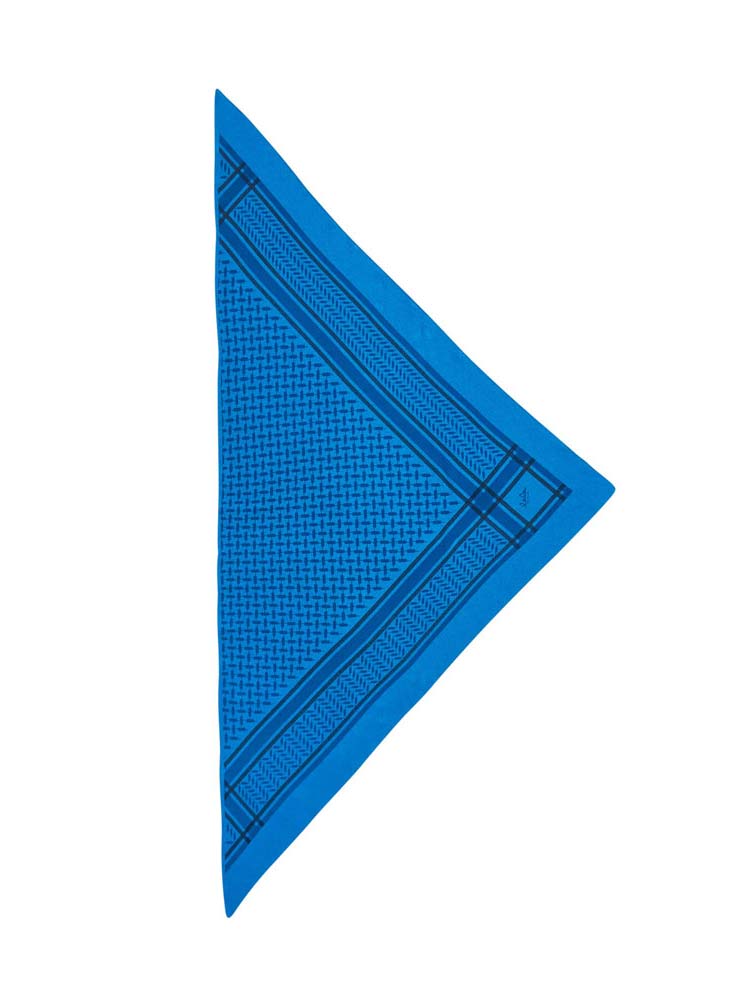 Lala Berlin Triangle Trinity Coloured M blue on skyline