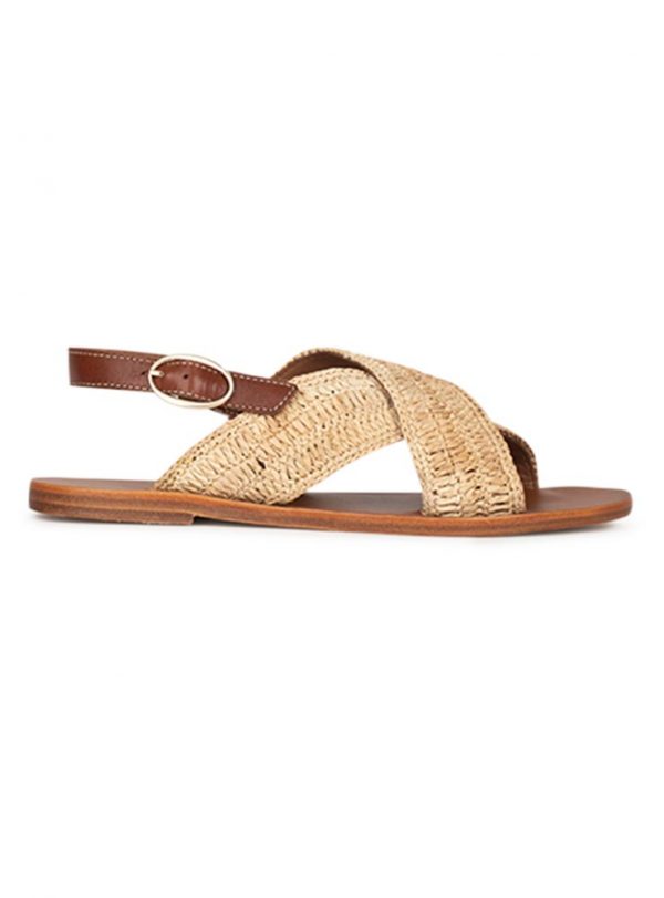 Vanessa Bruno FLAT SANDALS natural
