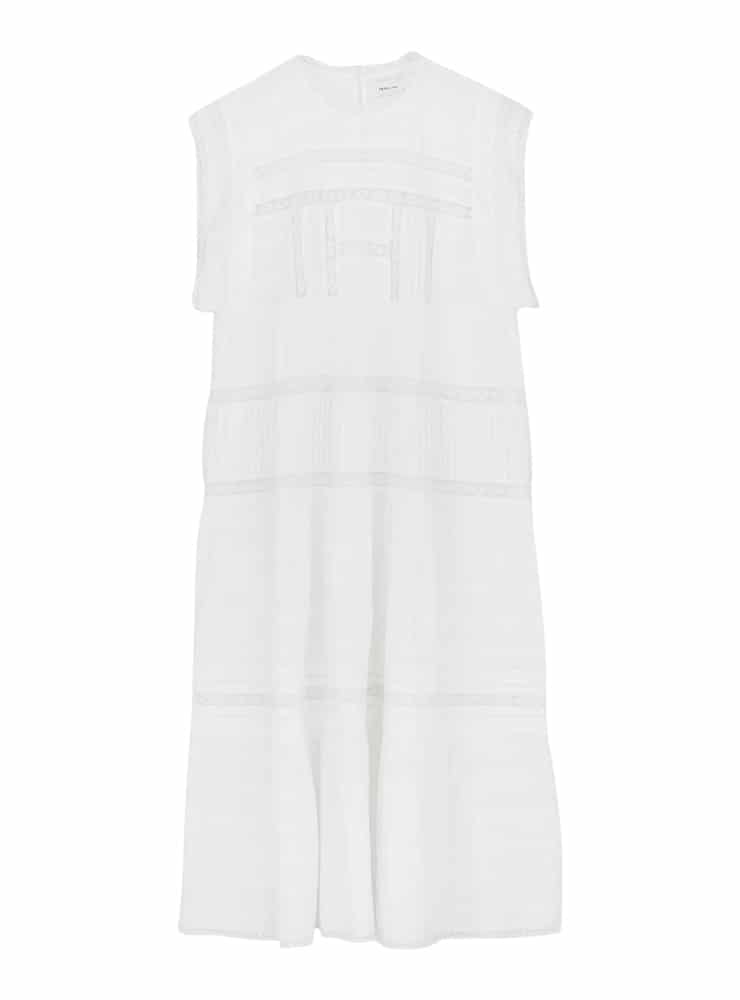 Skall Studio Anjali dress optic white