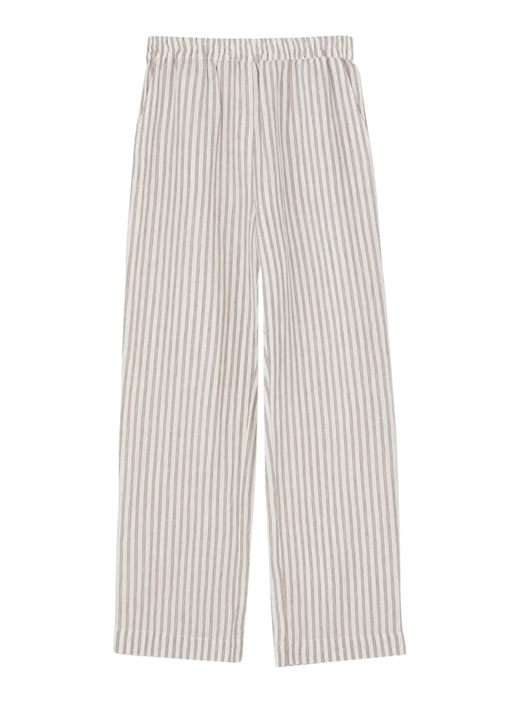 Skall studio Claudia pants brown off white stripe