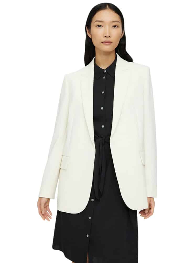 Theory relaxed jacket rice admiral crepe