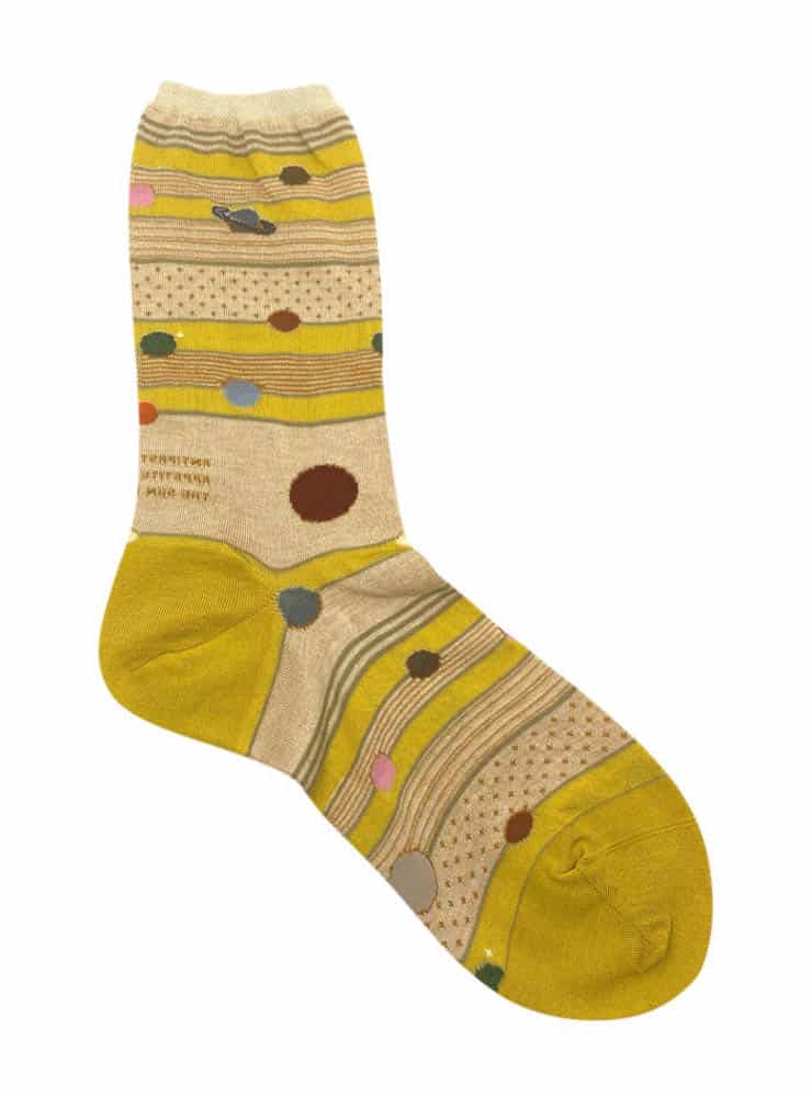 Antipast planet orbit socks am-766 yellow