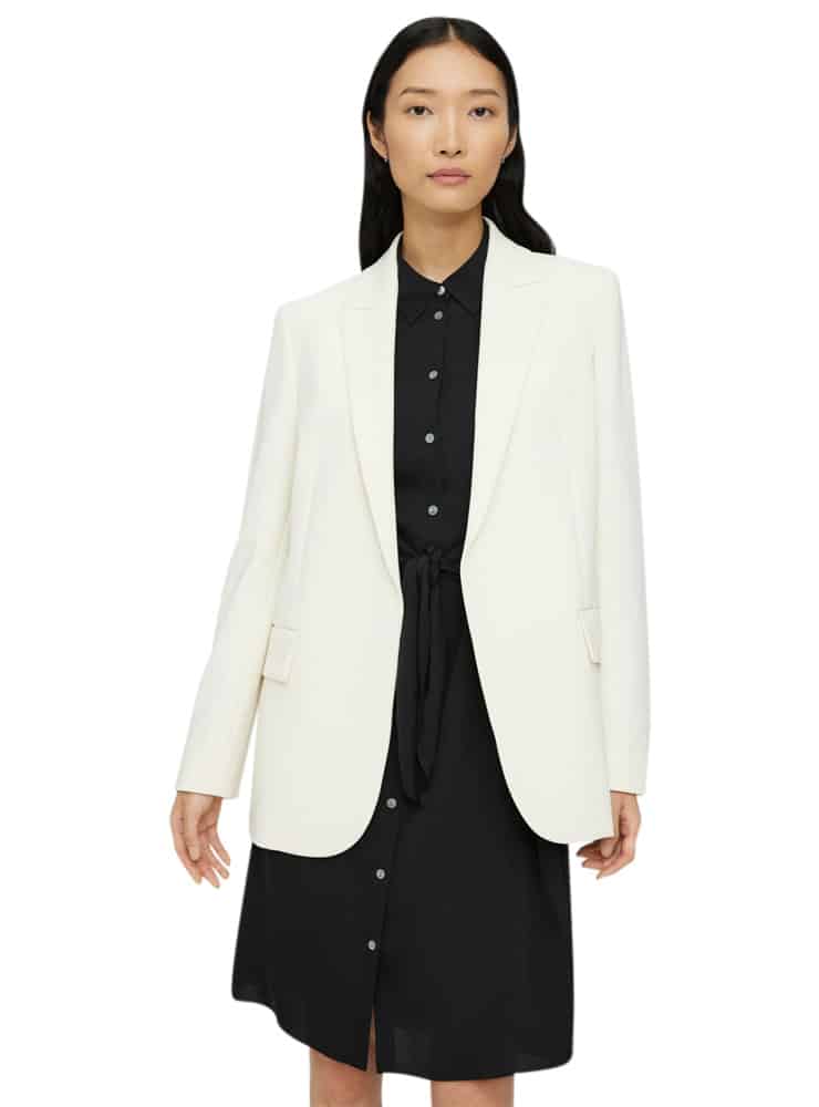 Theory relaxed jacket rice admiral crepe