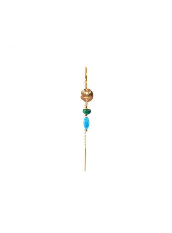 Leleah ørering aba turkis
