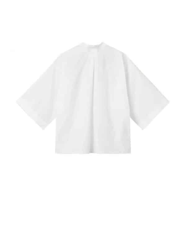 Mark Tan Sarah poplin white shirt