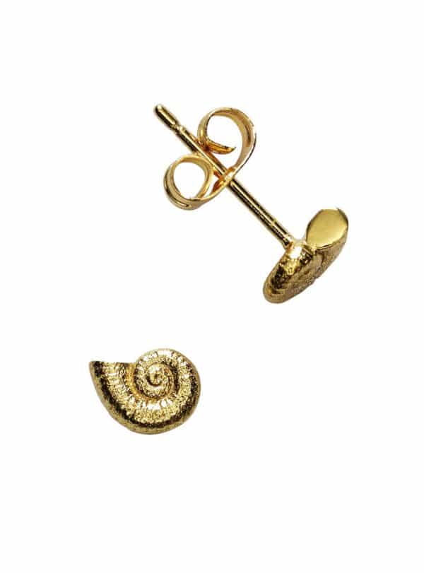 ANNI LU spiral stud gold earring