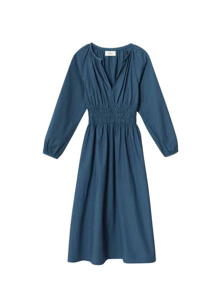 Xirena simone dress Delft blue