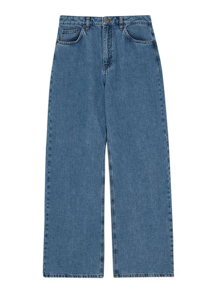 Skall Studio Willow wide jeans washed blue