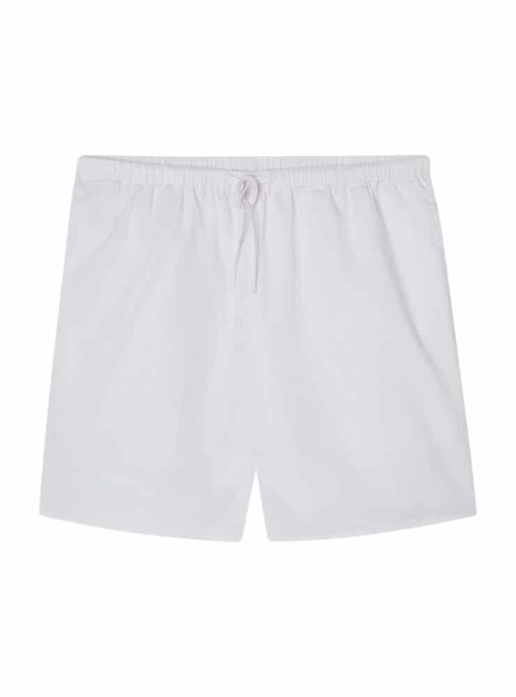 American Vintage isk09a white shorts