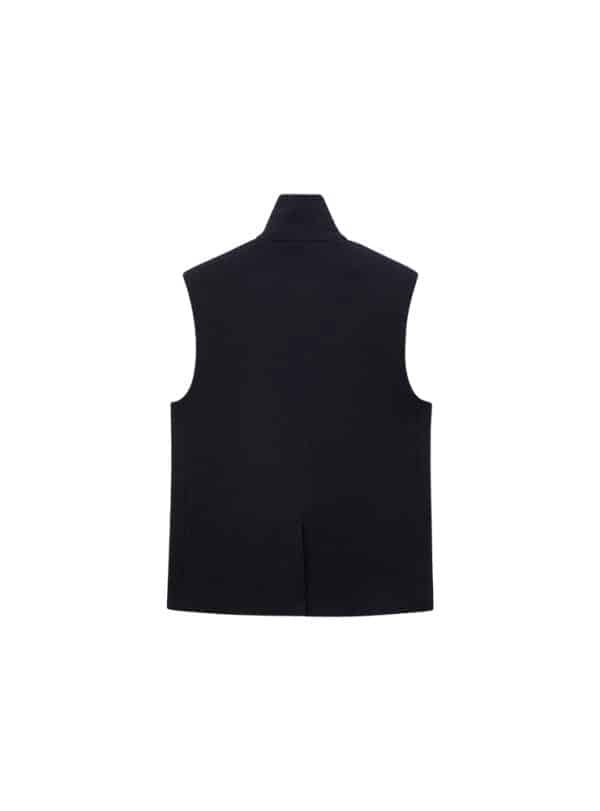 Pomandere wool blend vest night blue