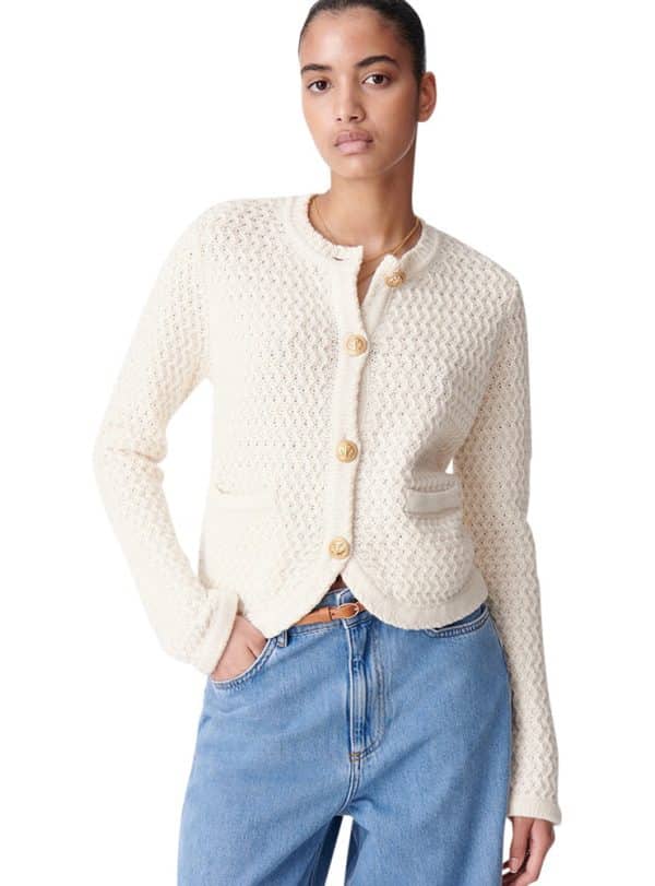 Vanessa Bruno dorina cardigan ecru