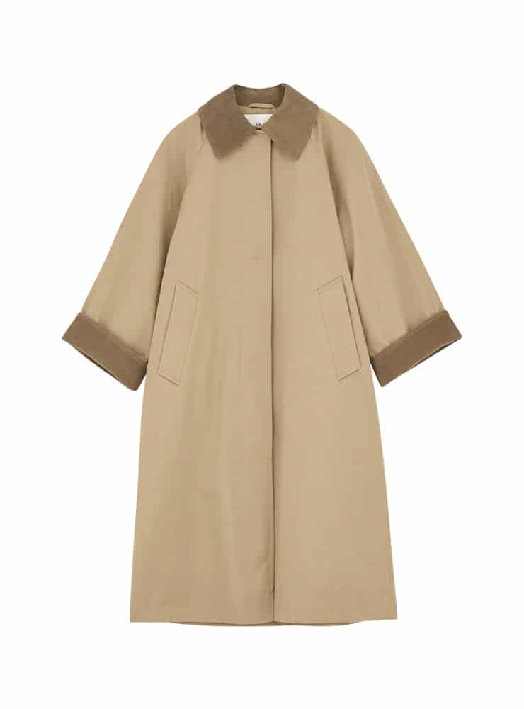 Skall Studio Gaby coat dark sand