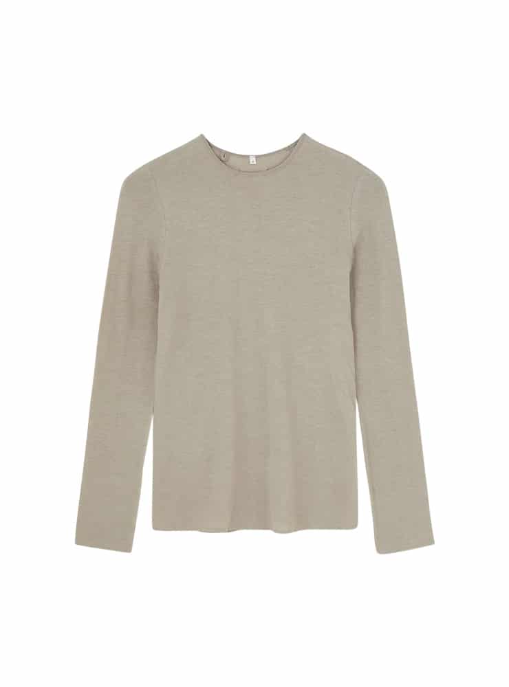 Aiayu Gentle cashmere long sleeve grey