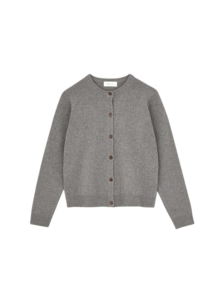 Skall Studio Kindred cardigan grey melange