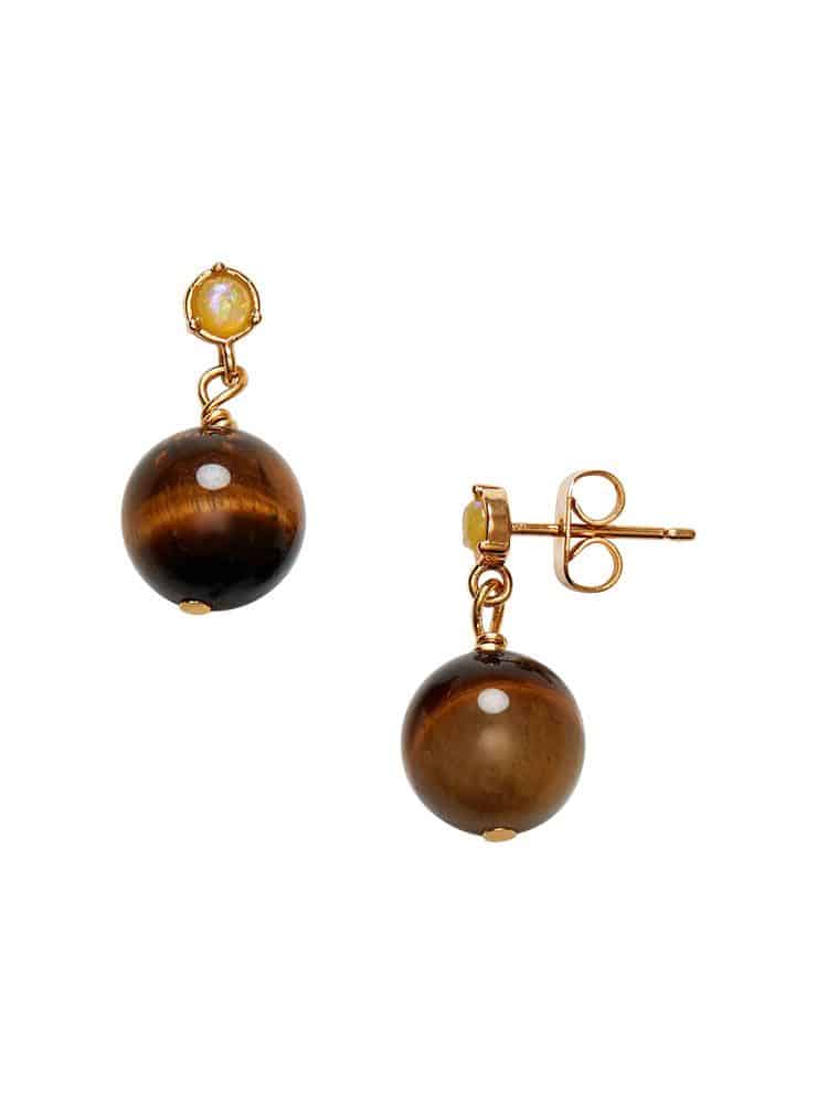 ANNI LU Ball Earring - Eye of the Tiger