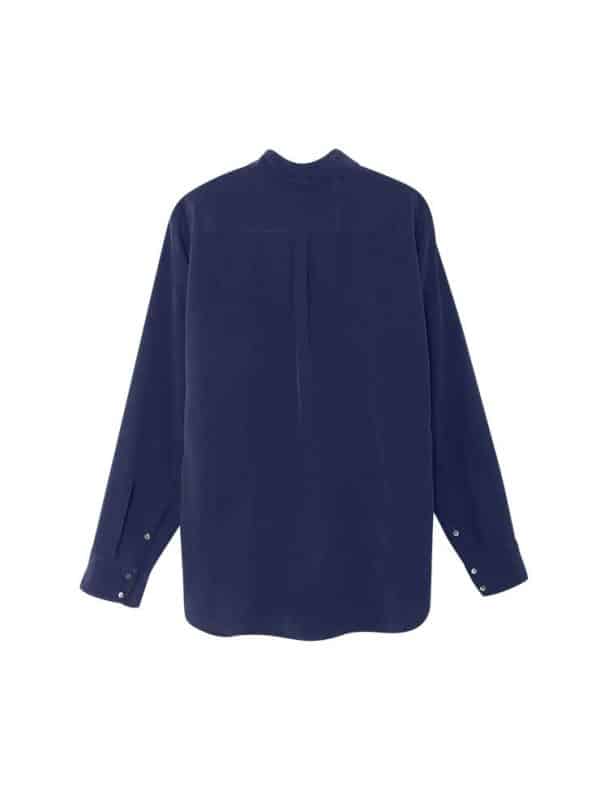 Xirena beau shirt silk navy