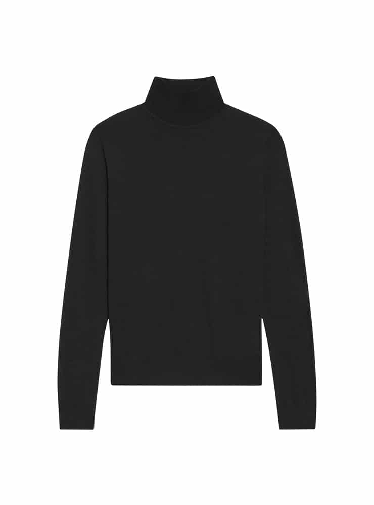 Theory t neck regal wool black