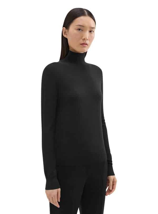 Theory t neck regal wool black