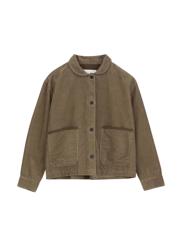 Aiayu vinga shirt corduroy brown khaki