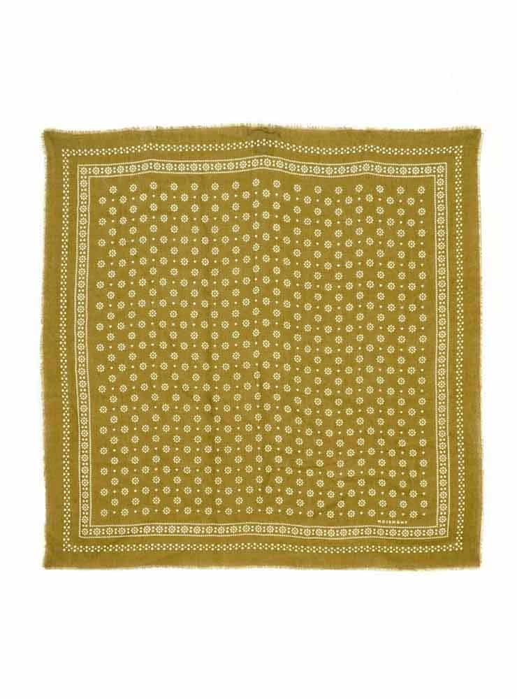 MOISMONT FOULARD 676 khaki SCARF 70×70