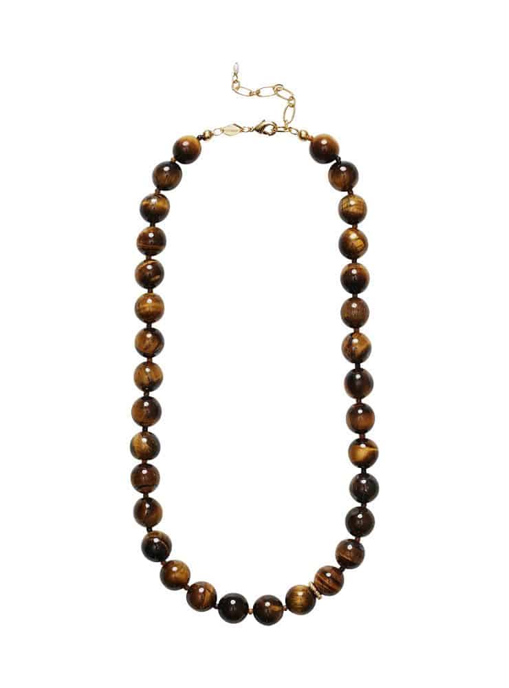 Anni lu Ball Necklace - Eye of the Tiger