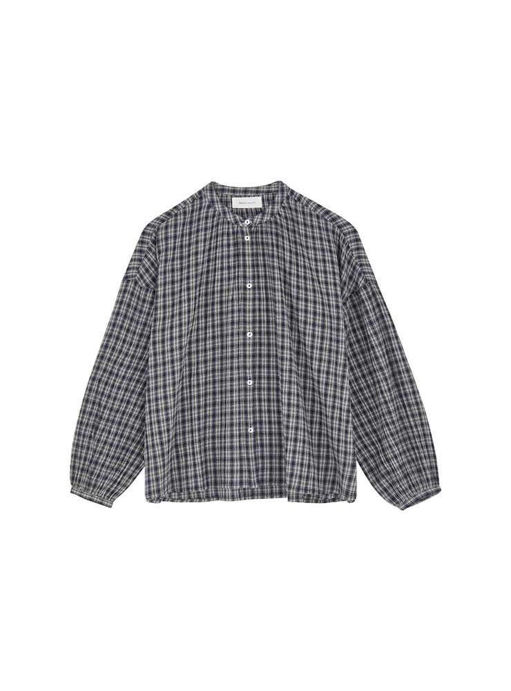 Skall Studio Cilla shirtnavy beige check