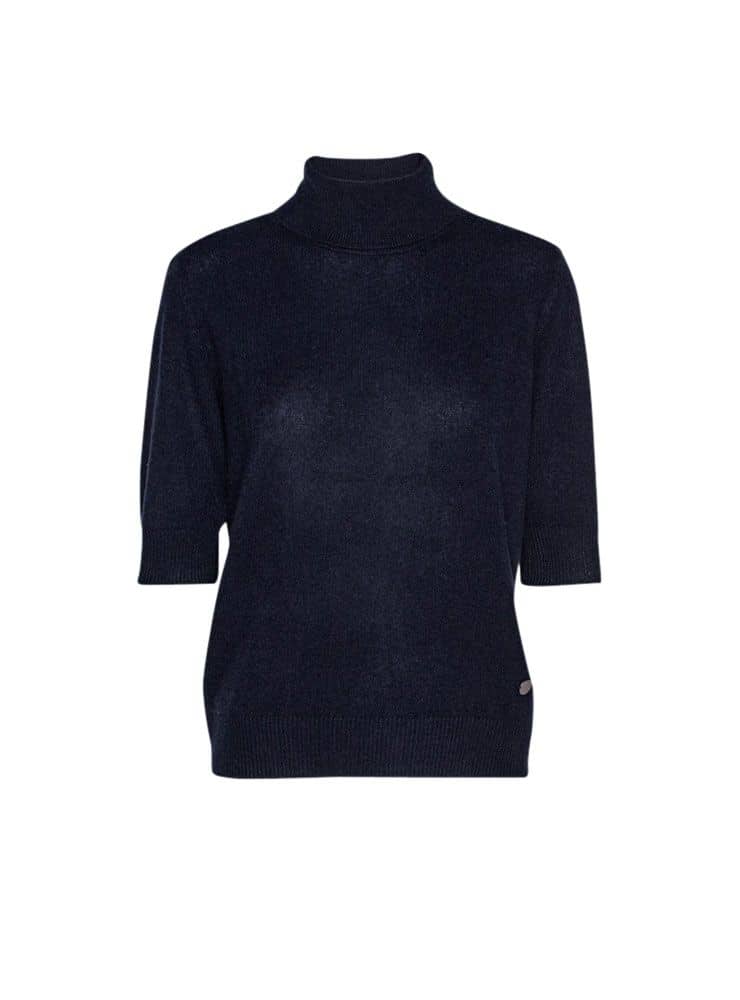 Beta Studios JAMAICA LADY SLEEVE HIGH NECK NAVY