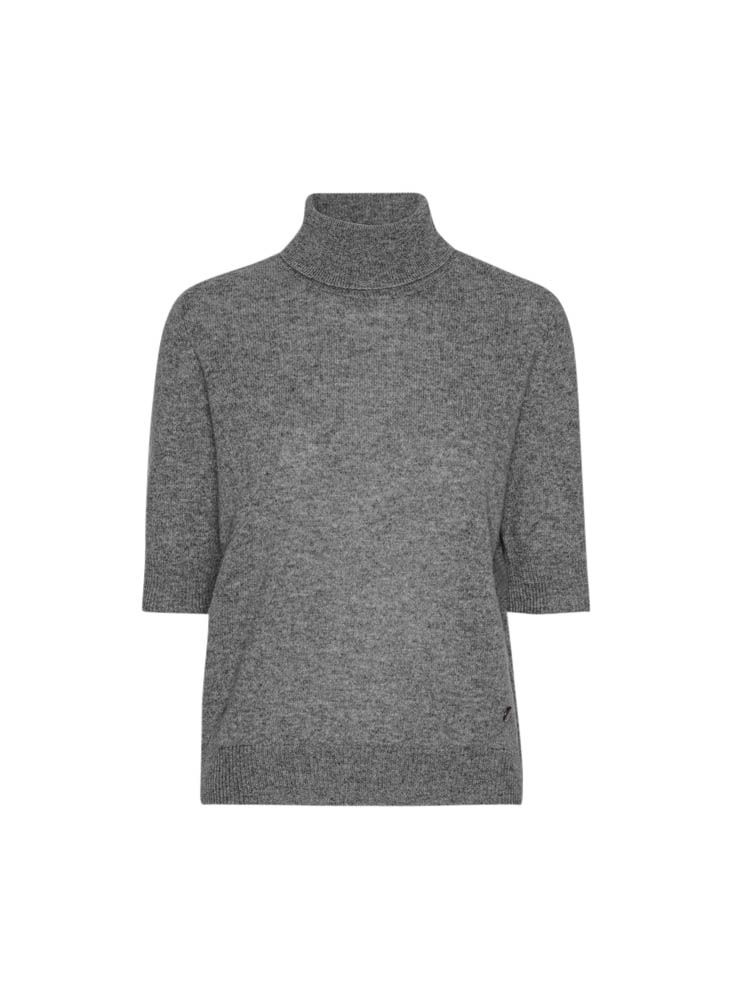 Beta Studios JAMAICA LADY SLEEVE HIGH NECK GREY MELANGE