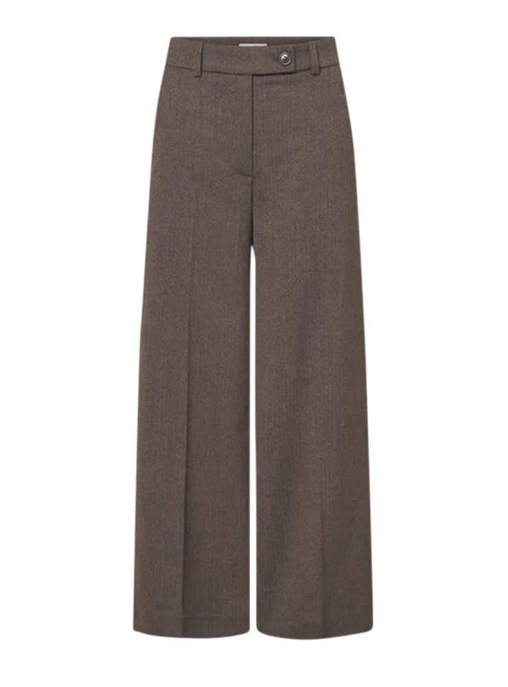 Lovechild Harper Pants Brown Herringbone