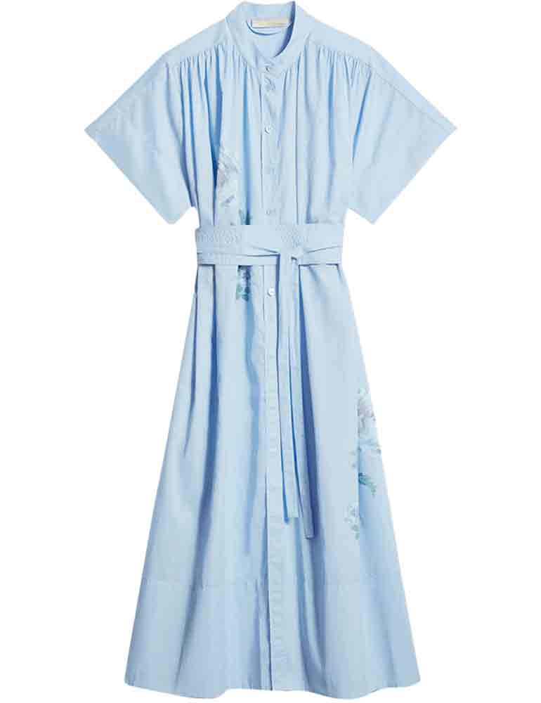 Vanessa Bruno ciao dress light blue print