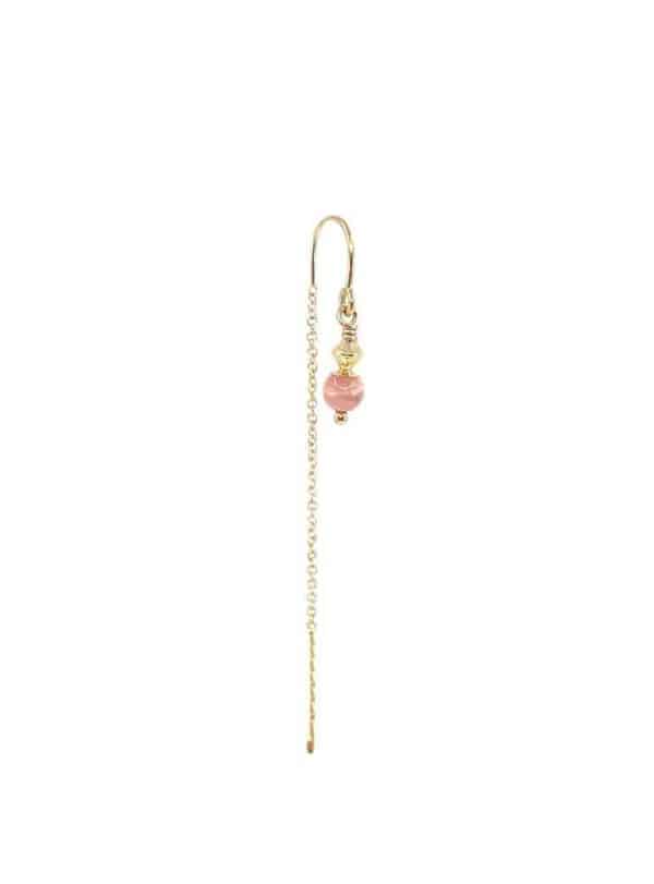 Leleah frida PINK RHODOCROSIT earring