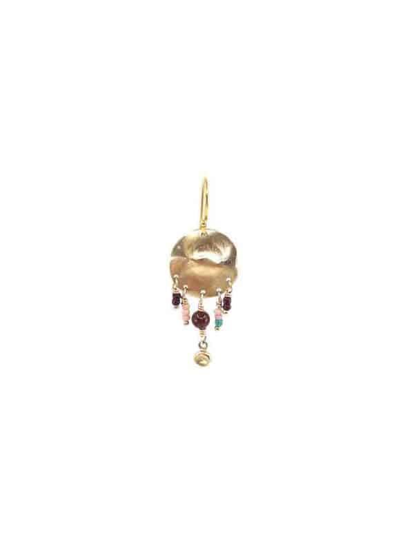 Leleah BROWN RED TIGEREY earring