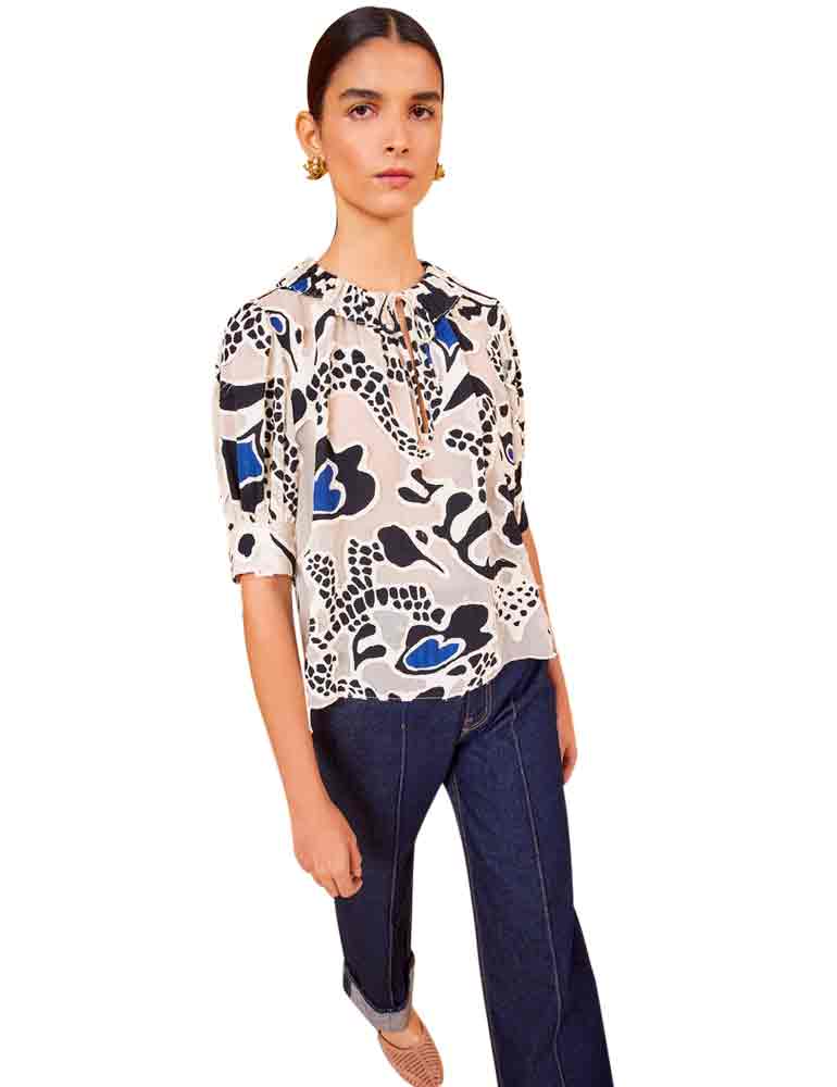 Ulla johnson Marcella top porcelain