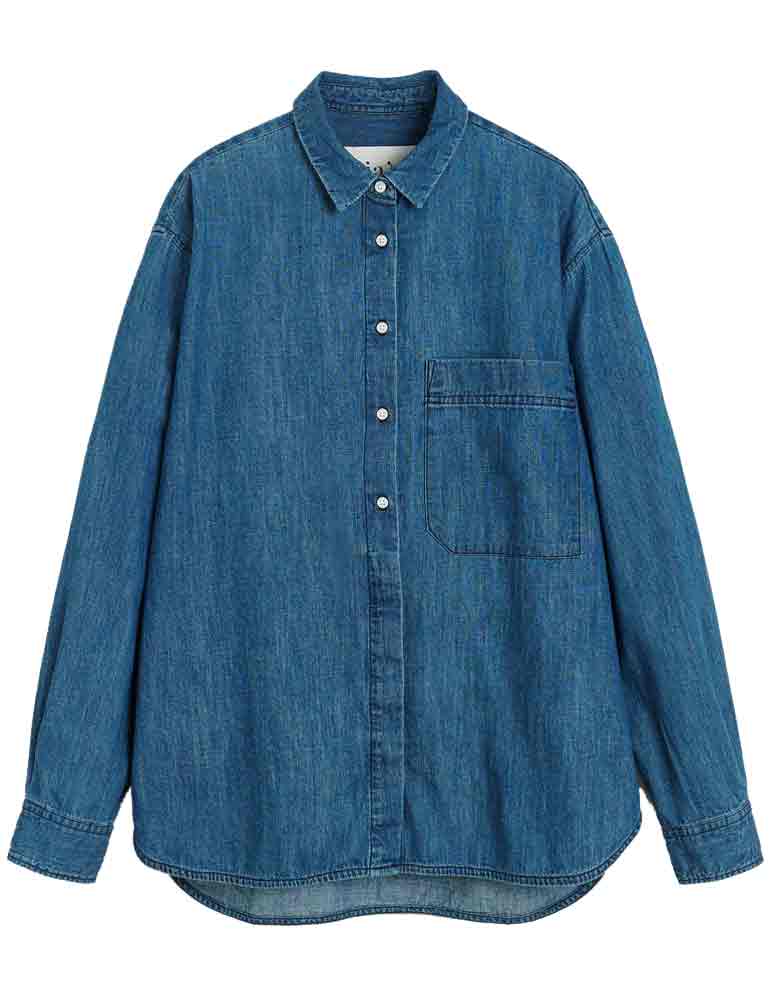 Aiayu Lynette shirt denim iceberg