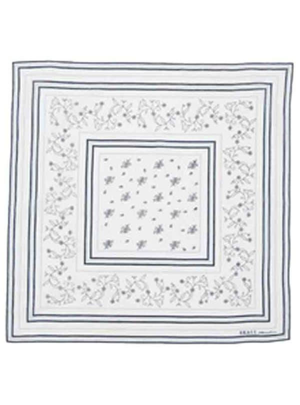 Skall Studio Skall classic scarf 55x55 light cream/Blue