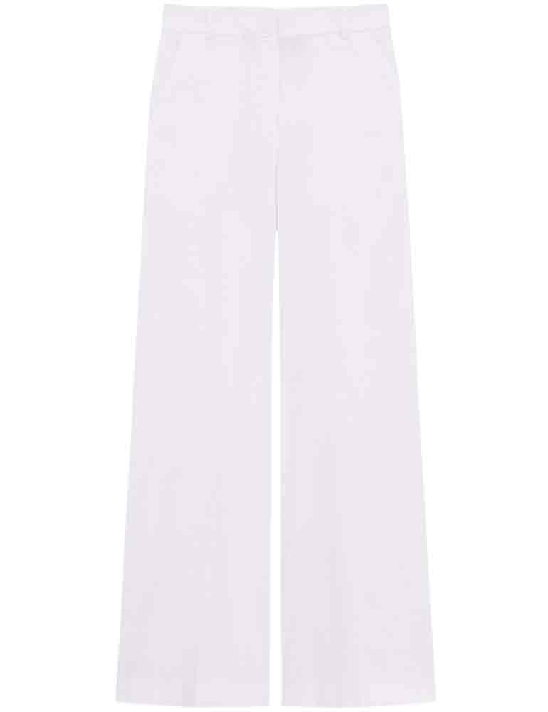 Theory hw linen trousers white crunch