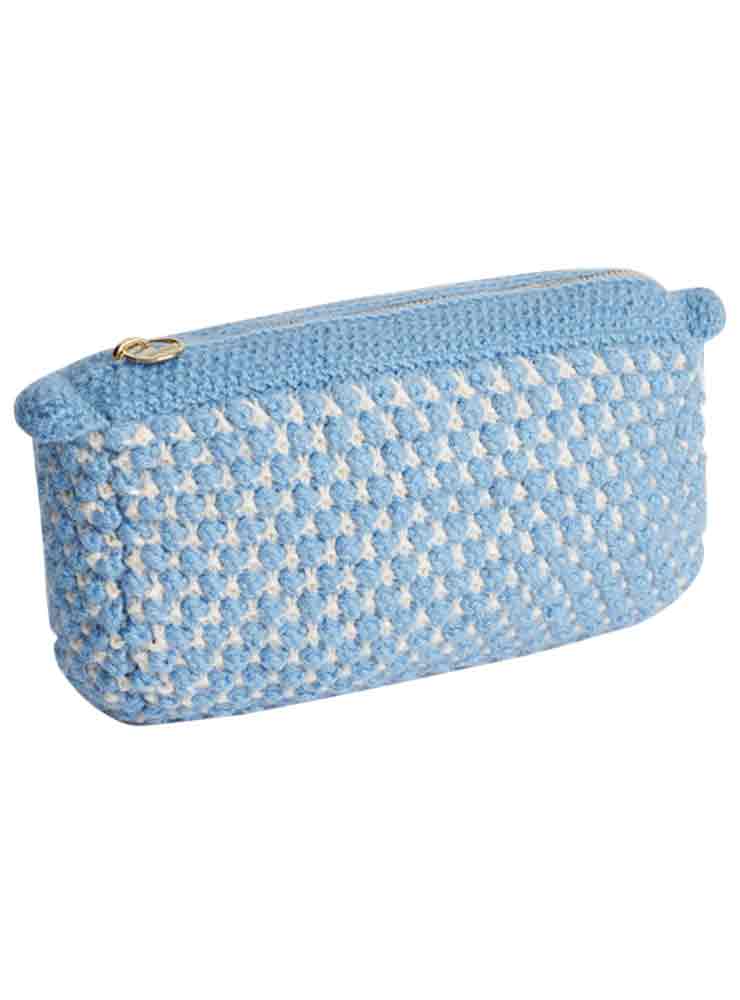 Aiayu Helen classic clutch Mix Brilliant Blue/Albicant