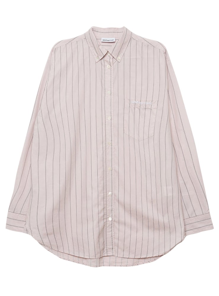 H2o Fagerholt Holiday Shirt Dusty Rose Stripe