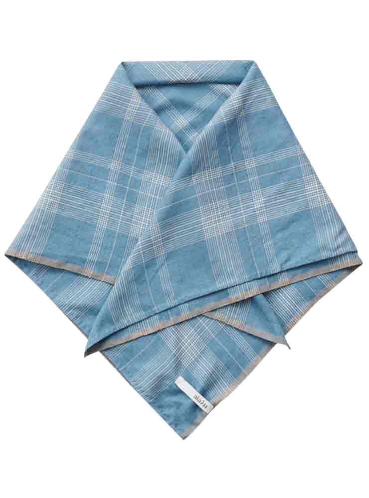 Aiayu Malila scarf pure silk 65x65 Mix Brilliant Blue