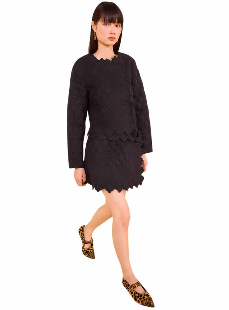 Ulla Johnson zofia quiltet jacket black