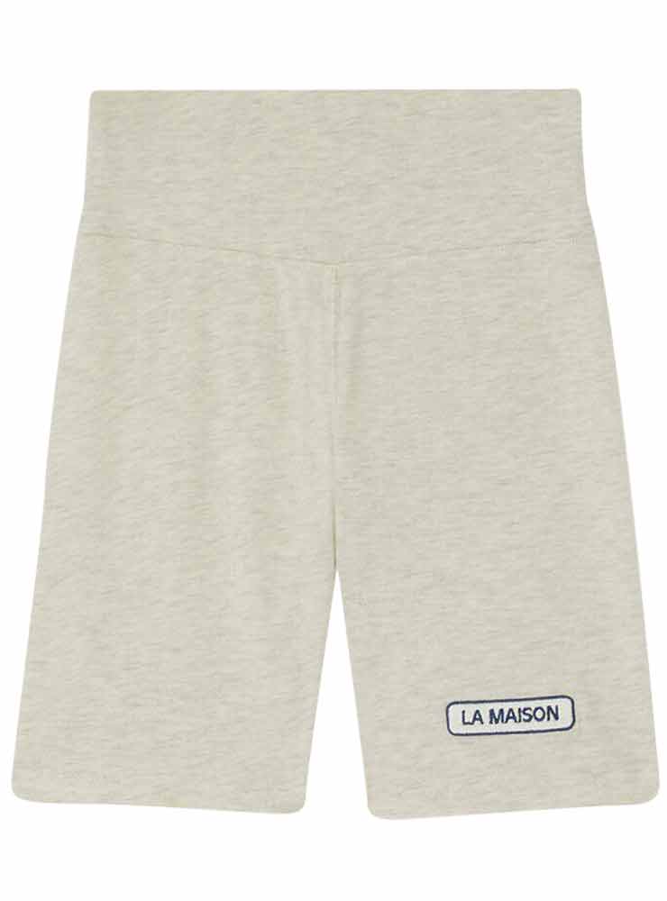 American Vintage ypa09a heather grey shorts