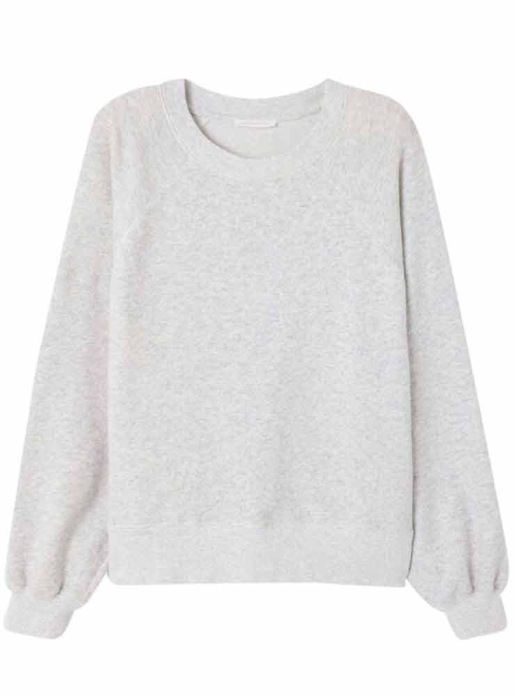 American Vintage atu03b soft sweatshirt arctic melange