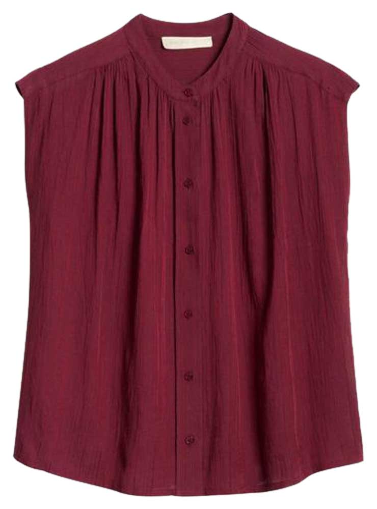 Vanessa Bruno clio bluse bordeaux
