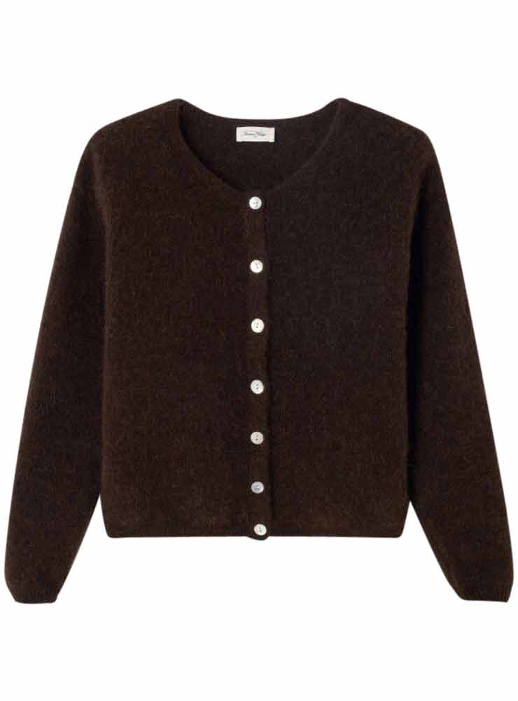american Vintage vito19e coffee melange cardigan