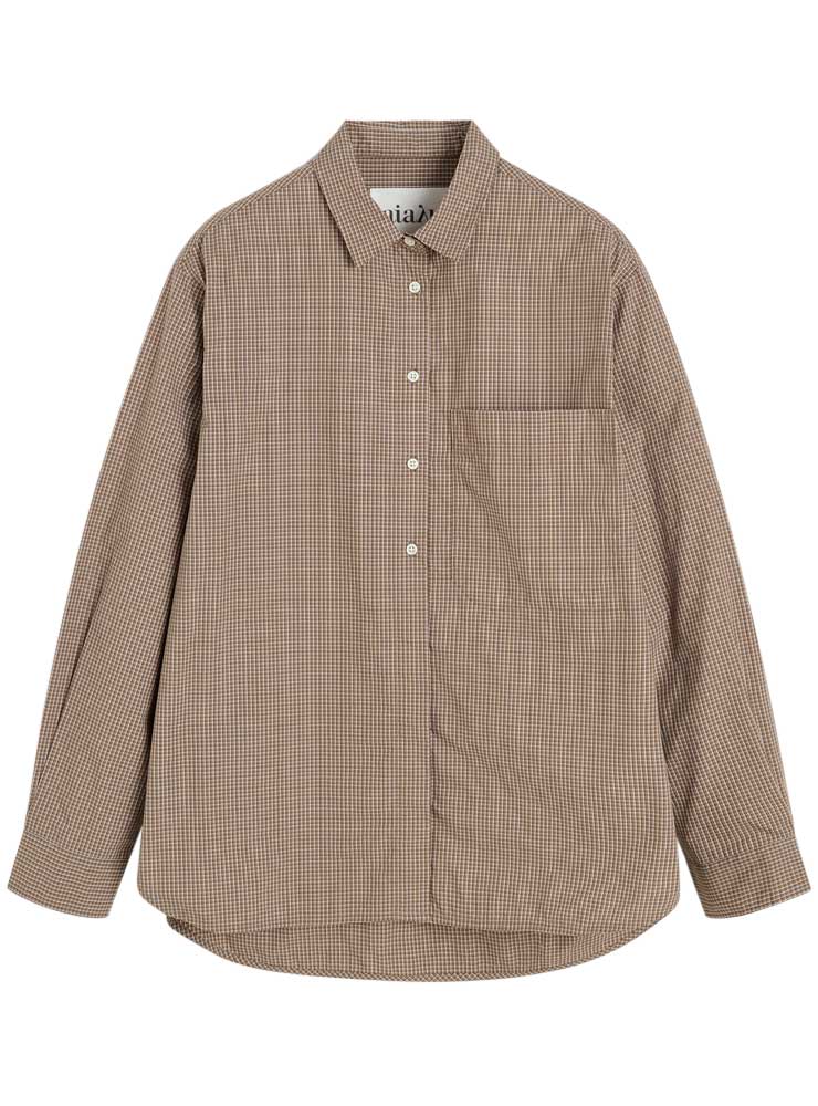 Aiayu Lynette shirt check Mix Fossil