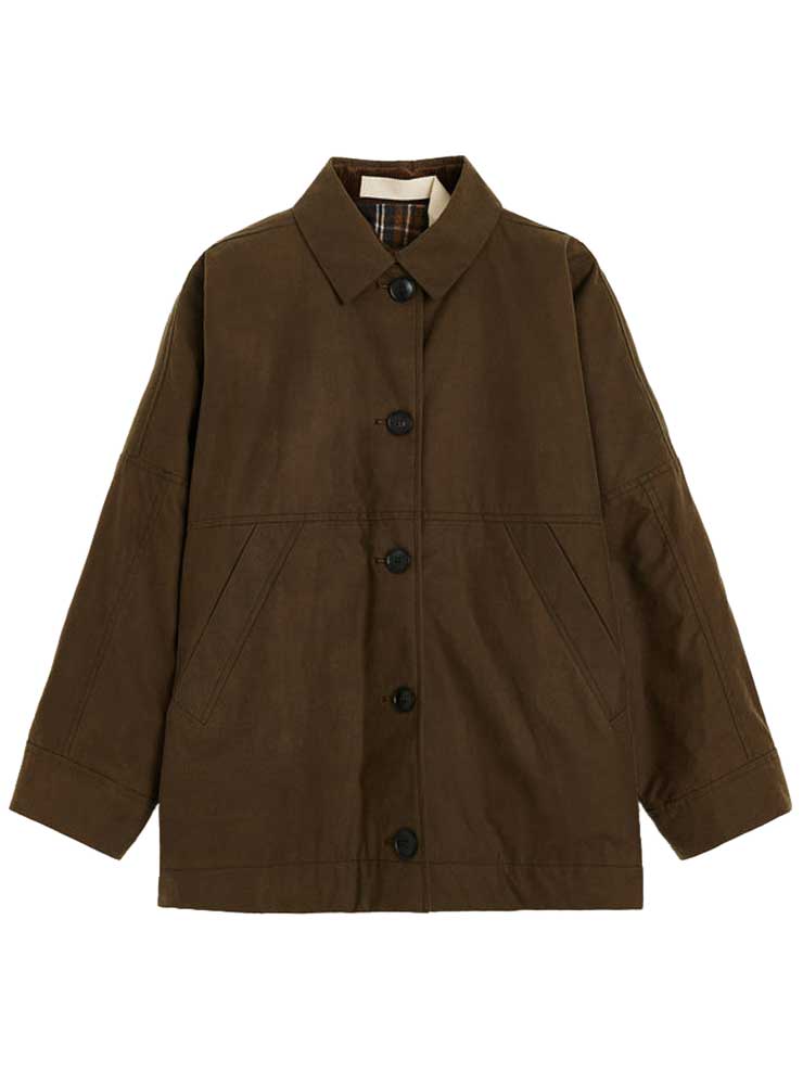 Aiayu Moa jacket oilskin bark